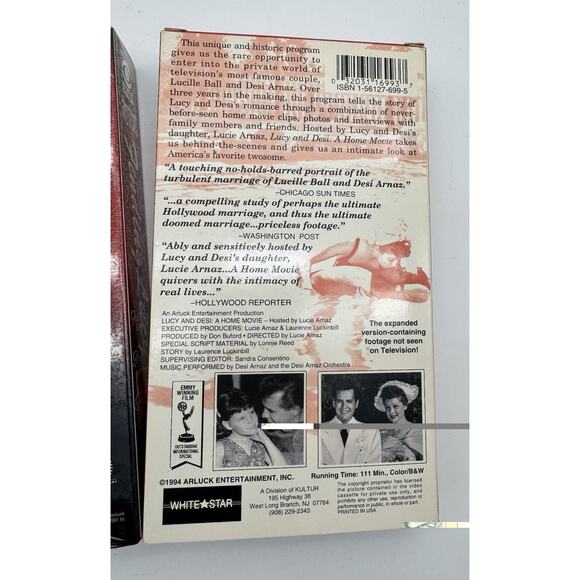 Lucille Ball Documentary VHS Lot Finding Lucy 01 Lucy And Desi A Home Movie 94 - Picture 2 of 5